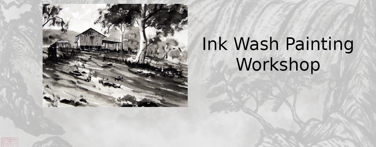 1280x500 Ink Wash Painting Workshop Event Tickets Bang - Ink Wash Painting
