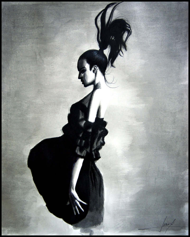 801x998 Ink Wash Painting By Juanx - Ink Wash Painting