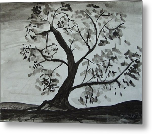 600x528 Tree Ink Wash Painting By Jamey Balester - Ink Wash Painting