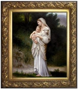 263x300 Framed Bouguereau L'Innocence Repro. Quality Hand Painted Oil - Innocence Painting