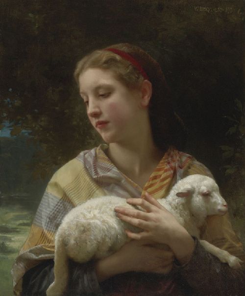 500x605 Innocence Painting William Bouguereau Oil Paintings - Innocence Painting
