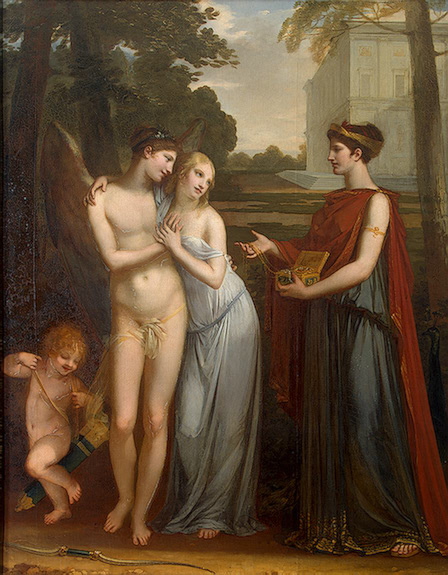 448x575 Innocence Preferring Love To Wealth 1804 Painting Proudhon - Innocence Painting