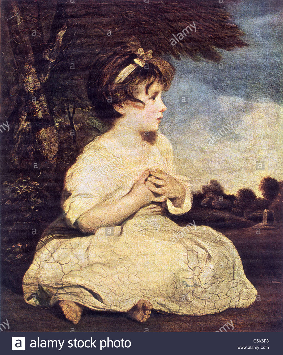 1106x1390 Painting By Sir Joshua Reynolds The Age Of Innocence, English - Innocence Painting