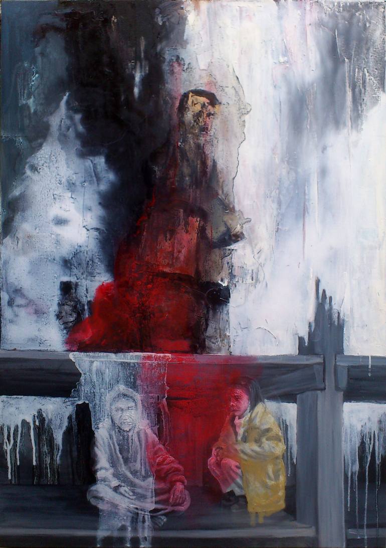 770x1092 Saatchi Art Tyranny Vs. Innocence Painting By Cosmin Vaida - Innocence Painting