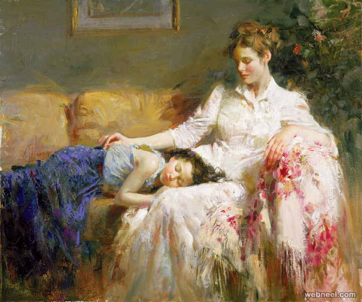 720x600 Innocence Painting By Pino Daeni 25 - Innocence Painting