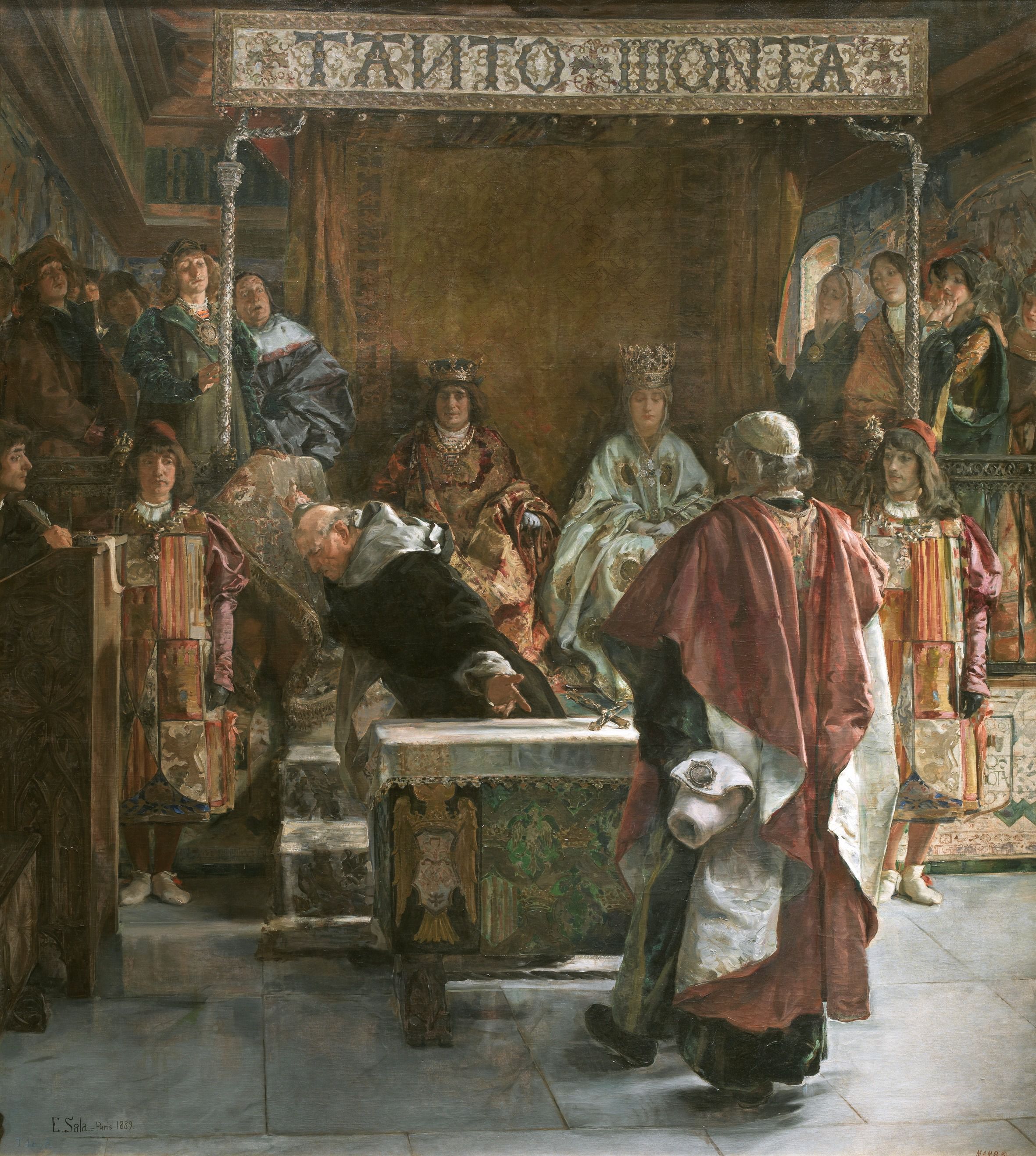 2362x2635 What Do You Do When You Come Face To Face With The Spanish - Inquisition Painting