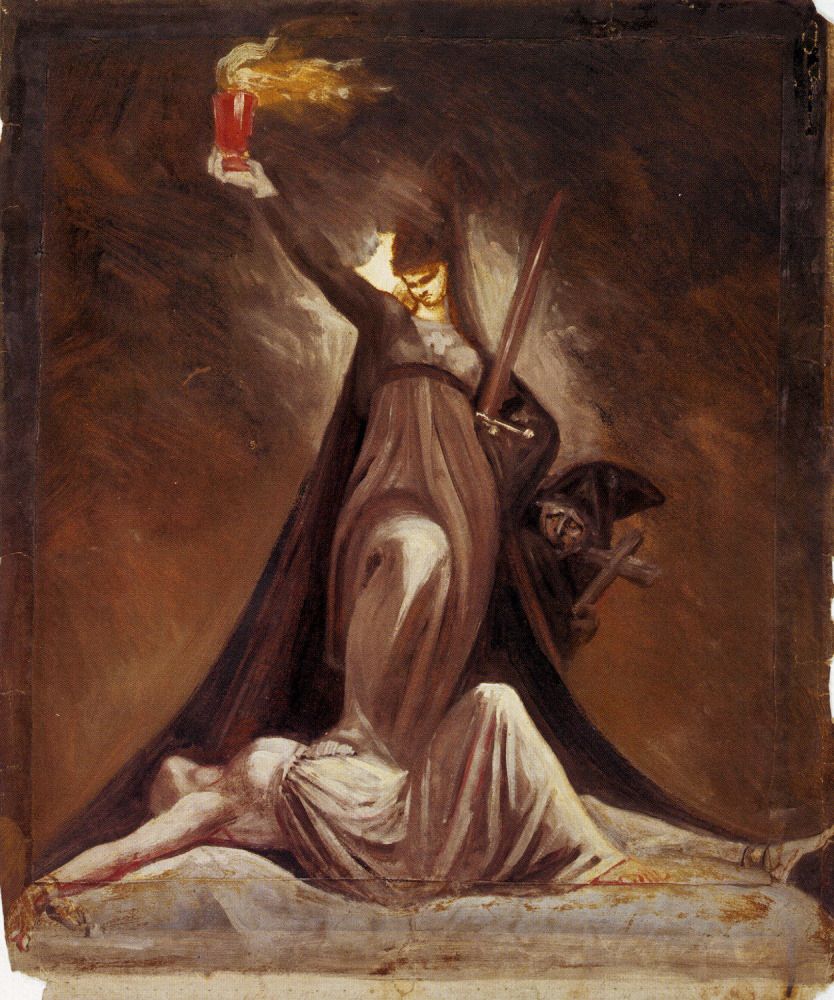834x1000 Henry Fuseli The Inquisition Oil Painting Reproduction - Inquisition Painting