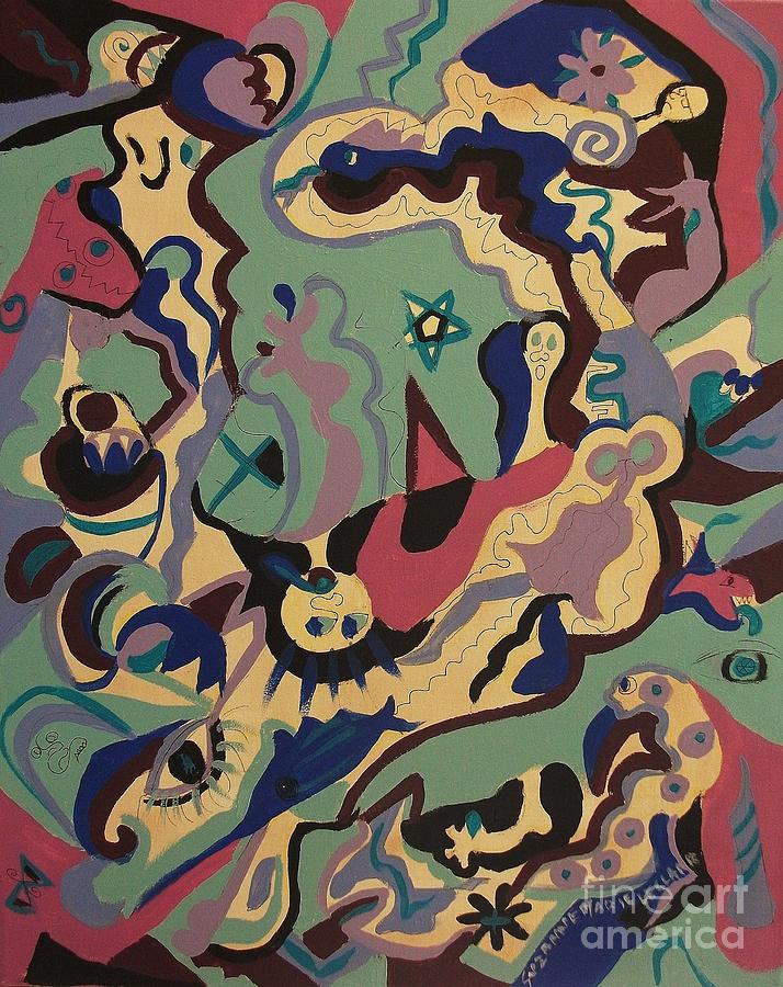 714x900 Insanity Painting By Suzanne Marie Leclair - Insanity Painting
