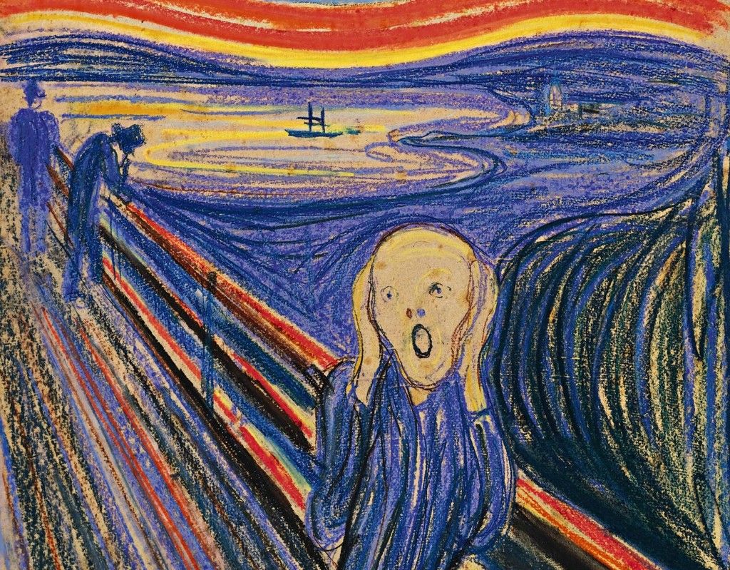 1024x799 Edvard Munch Painted In 1893. He Once Said, - Insanity Painting