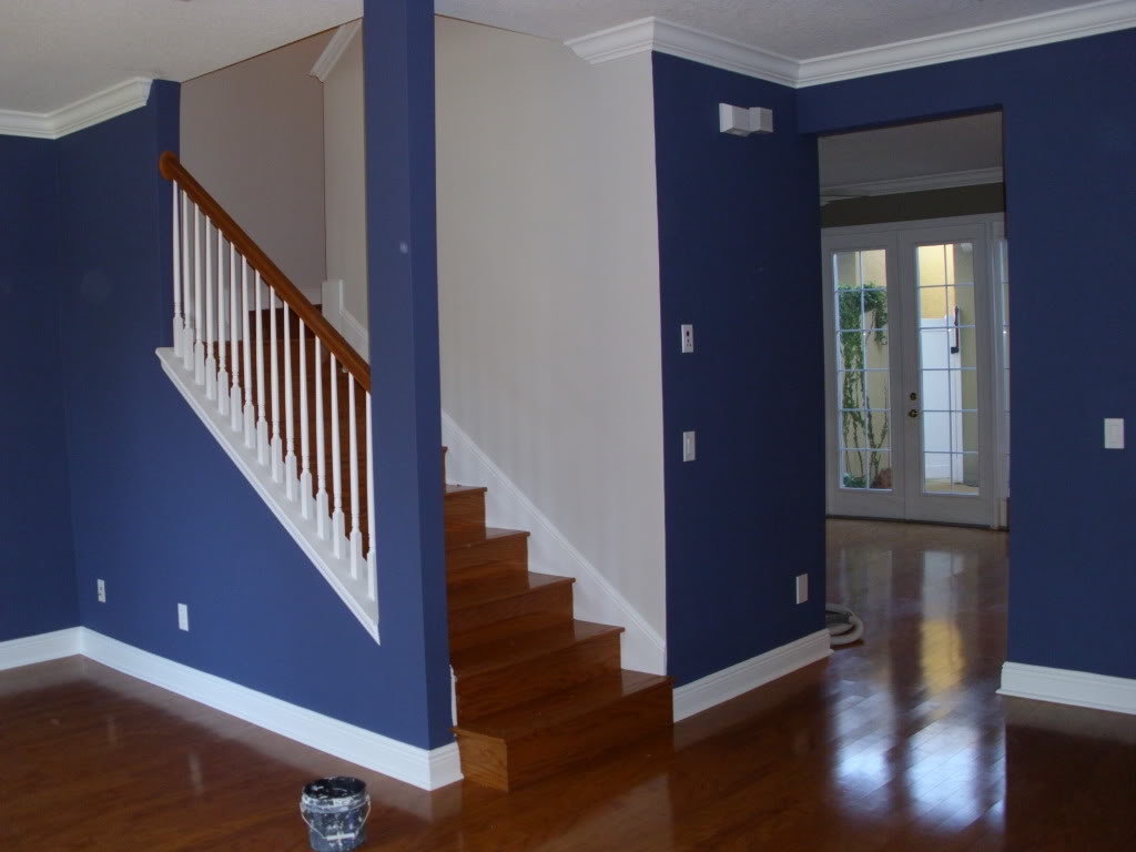 1024x768 House Painting Tips Blue Color - Inside House Painting