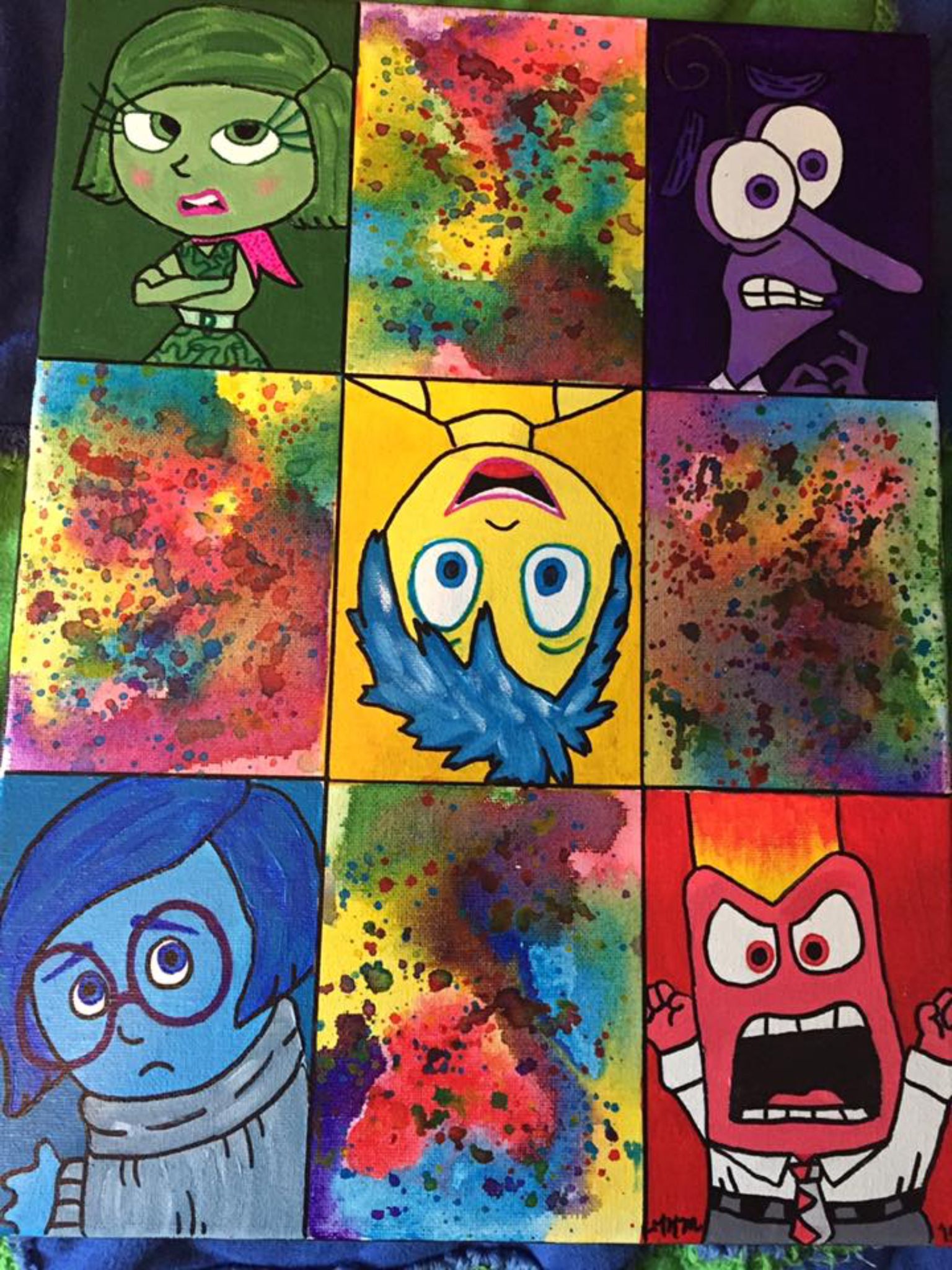 1536x2048 Inside Out Painting My Boyfriend Made Me For My Birthday - Inside Out Painting