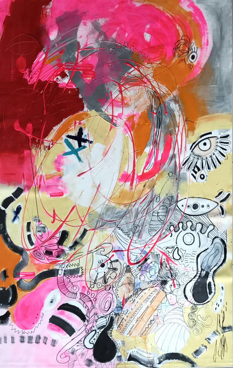 770x1217 Saatchi Art Inside Out Painting By Agata Dworaczek - Inside Out Painting
