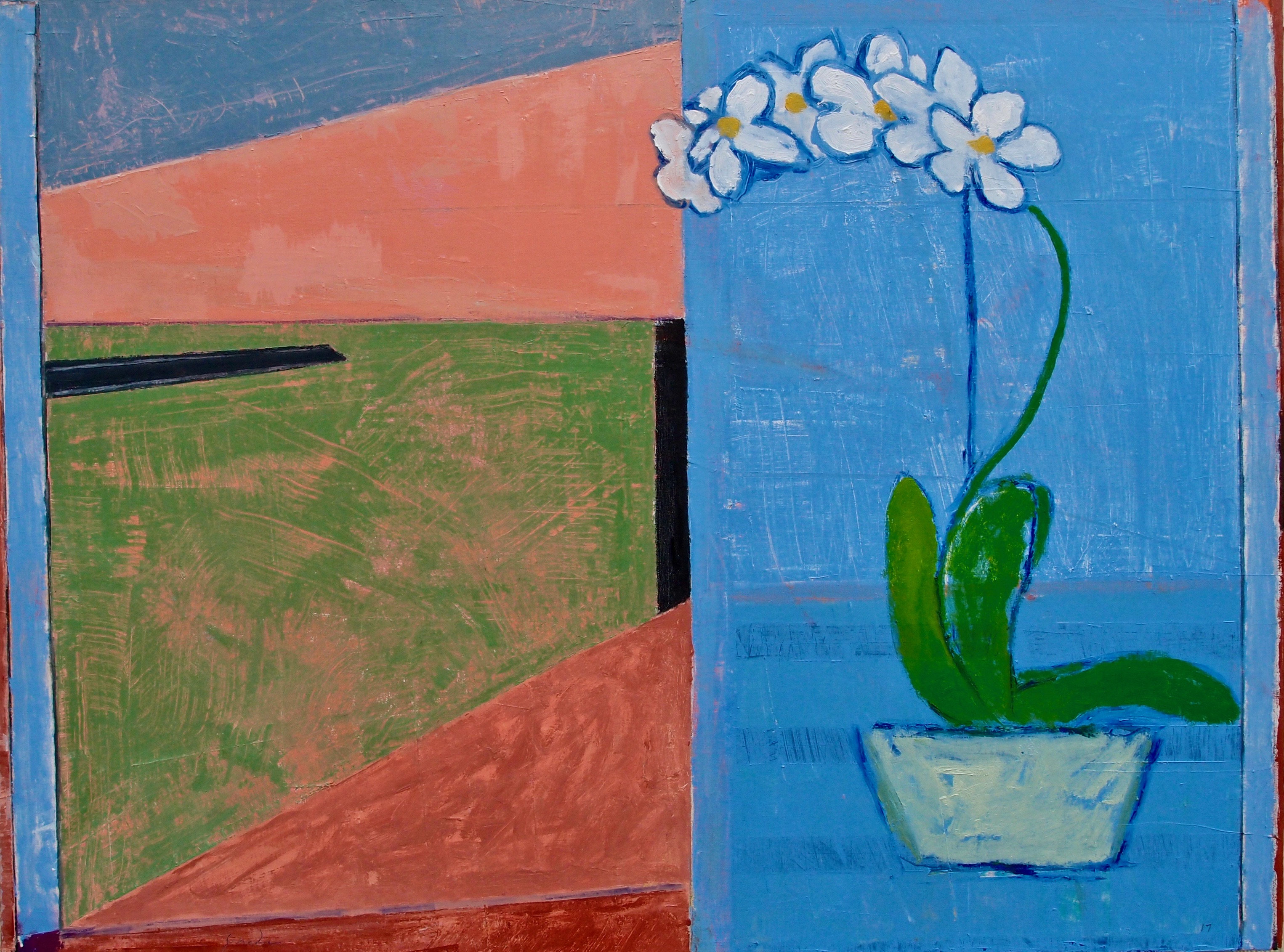 3051x2263 Inside Out 39 X 52 Oil On Canvas 2017 Painter And Sculptor - Inside Out Painting