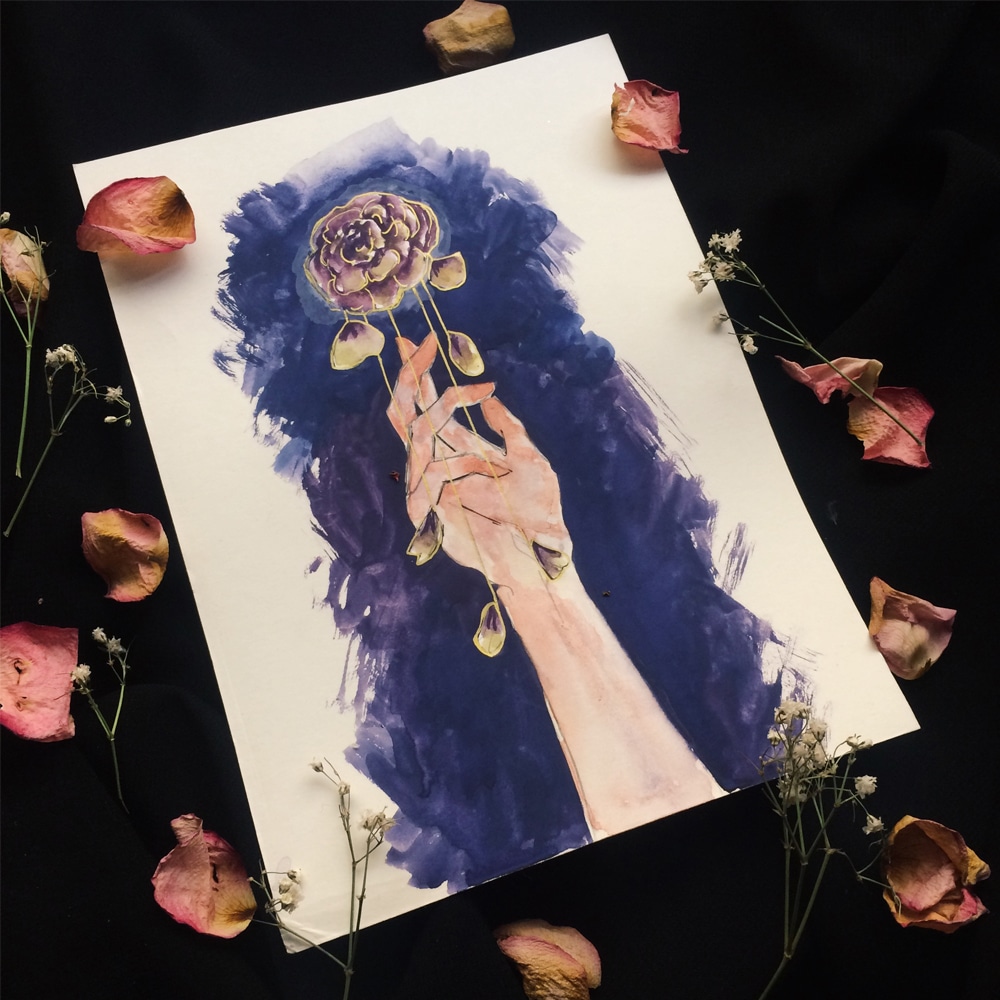 1000x1000 This Instagram Artist Uses Watercolor Paintings To Highlight - Instagram Painting