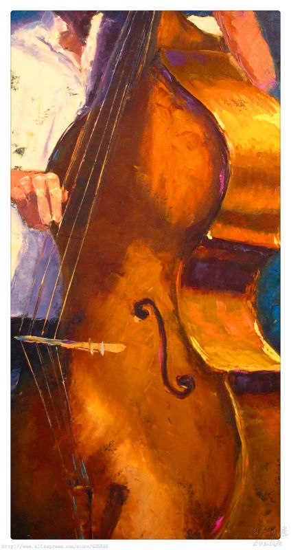424x800 Still Life Oil Painting On Canvas Hight Quality Hand Painted - Instrument Painting