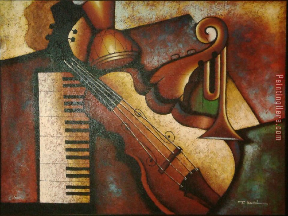 960x720 Unknown Artist Musical Instruments Painting Anysize 50% Off - Instrument Painting