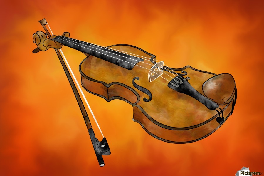 899x599 Violessina V1 - Instrument Painting