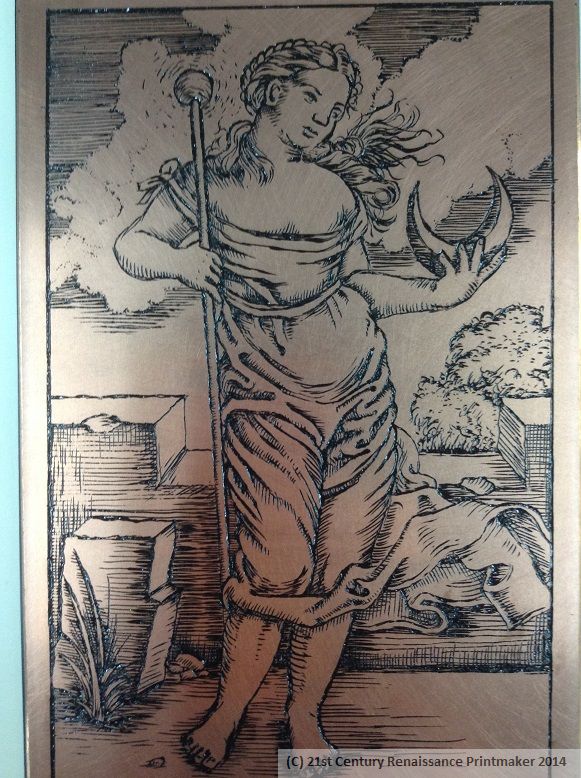 581x778 Intaglio Printing Process 21st Century Renaissance Printmaker - Intaglio Painting