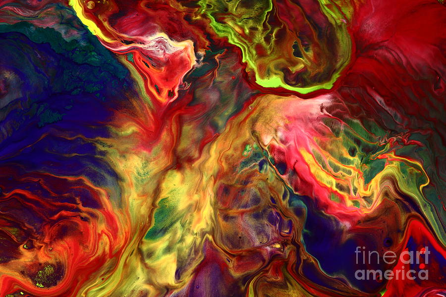 900x600 Intense Emotions Contemporary Abstract Painting By Serg Wiaderny - Intense Painting