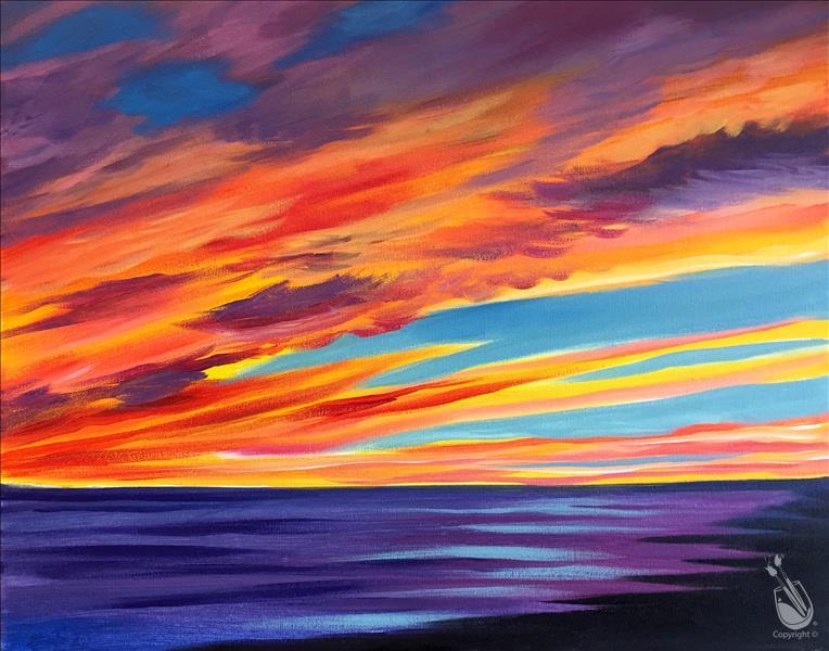 764x600 Intense Sunset - Intense Painting