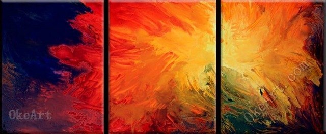 640x264 Buy Intense Emotions Oil Painting On Canvas - Intense Painting