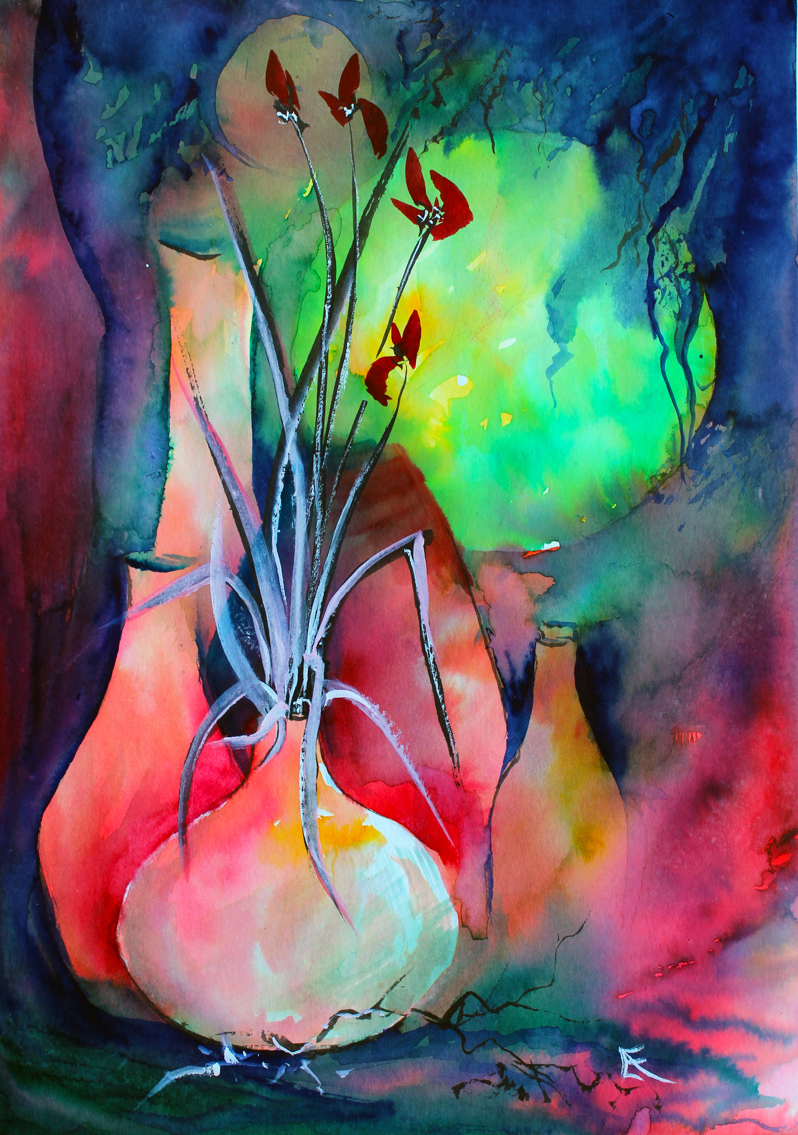2641x3756 Watercolour With Intense Colour Evantart - Intense Painting