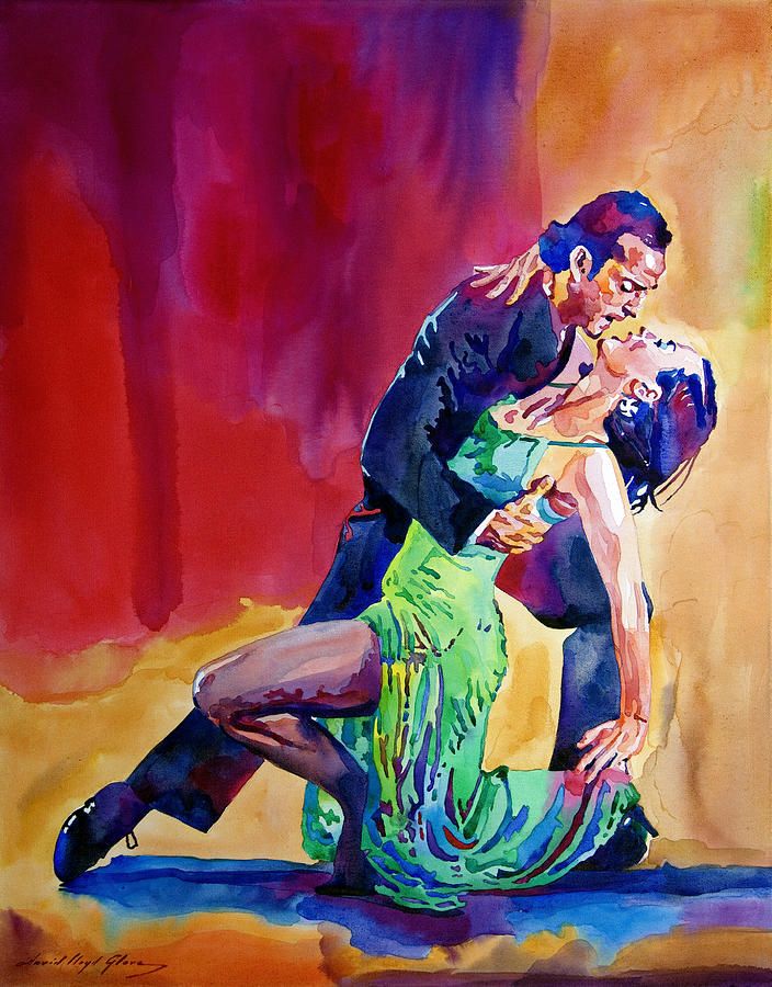 704x900 Dance Intense Painting By David Lloyd Glover Dance Painting - Intense Painting