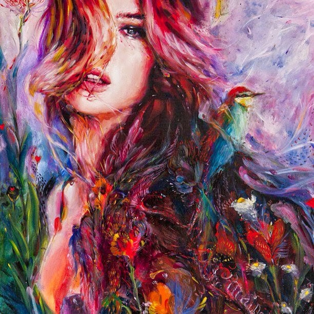 612x612 Gab Makes Artist Feature Charmaine Olivia - Intense Painting