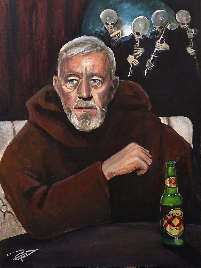 675x900 The Most Interesting Man In The Galaxy Painting By Tom Carlton - Interesting Painting