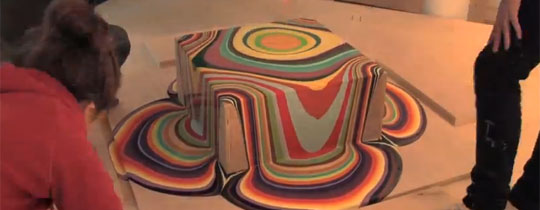 540x210 Timelapse Of An Interesting Painting Method - Interesting Painting