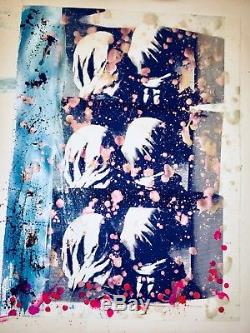 250x333 Internet Lovers Painting Mr Clever Art Original Magritte Banksy - Internet Painting