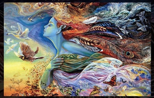 640x410 Continental 3d Painting A Large Mural Wallpaper Background - Internet Painting