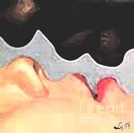 446x442 Interracial Paintings - Interracial Couple Painting