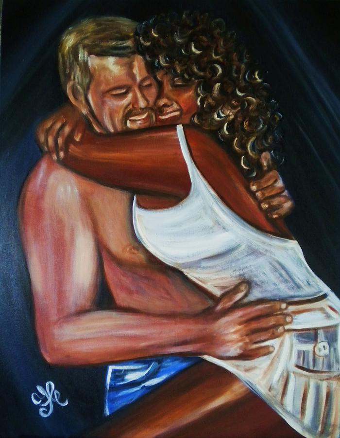 700x900 Jenny And Rene - Interracial Painting