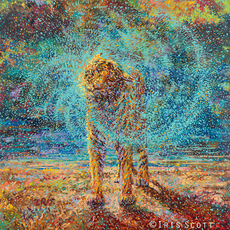 800x800 Oil Finger Paintings By Iris Scott Colossal - Intricate Painting