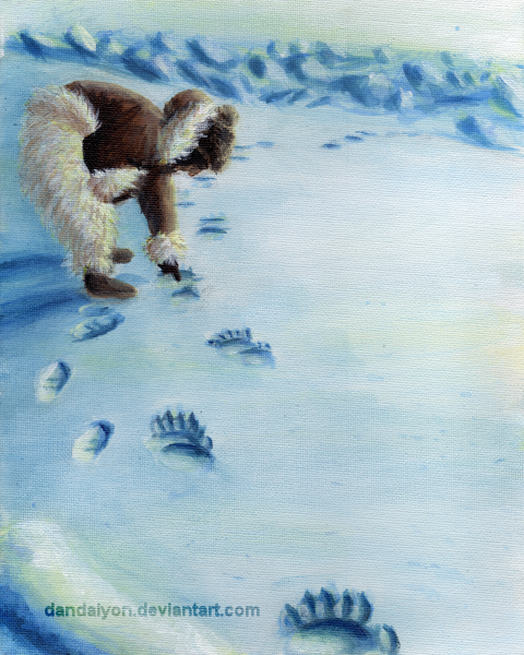 480x600 Inuit Painting 1 By Dandalyon - Inuit Painting