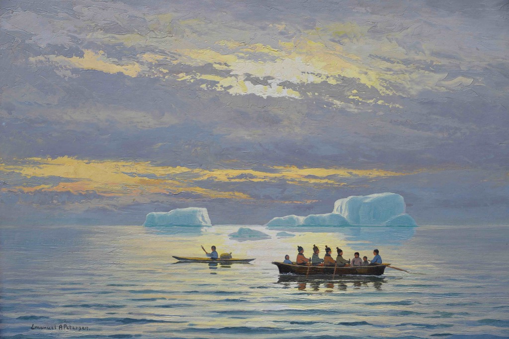 Inuit Painting at PaintingValley.com | Explore collection of Inuit Painting