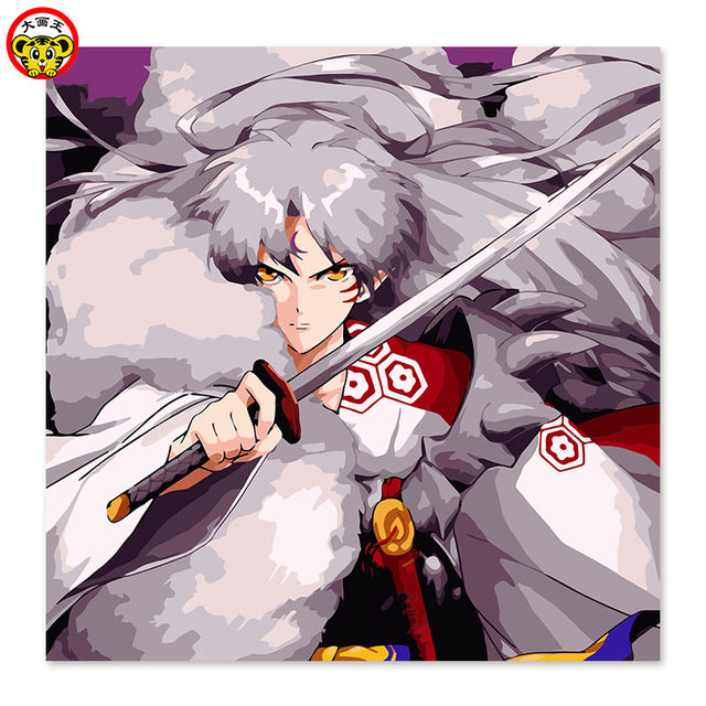 640x640 Kill Pill Inuyasha Illustrator Animation Two Dollars Diy - Inuyasha Painting