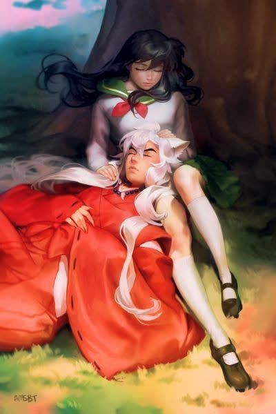 400x600 Pin By Fausto Galaviz On Inuyasha Anime - Inuyasha Painting