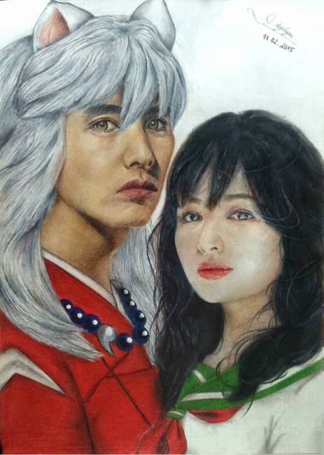 463x650 Stunning Inuyasha Artwork For Sale On Fine Art Prints - Inuyasha Painting