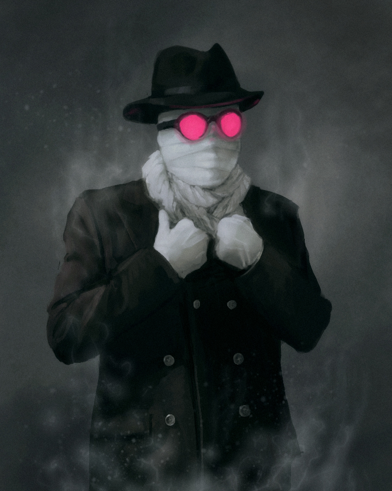 800x1000 The Invisible Man By Jezebel - Invisible Man Painting
