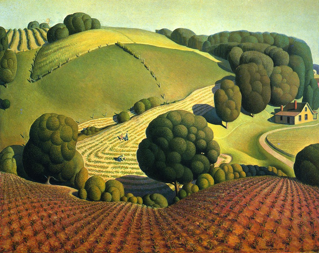 1024x812 Art Amp Artists Grant Wood Part 1 - Iowa Painting