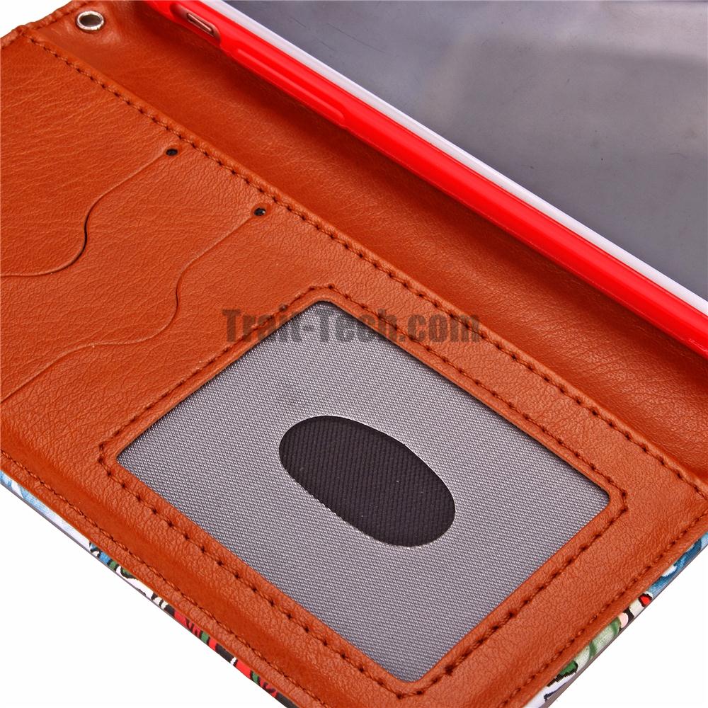 1000x1000 Color Painting Abstract Flowers Wallet Wrist Strap Card Holder Tpu - Iphone 7 Painting