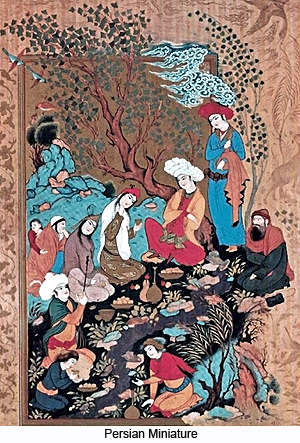 300x443 Persian Miniature - Iranian Miniature Painting