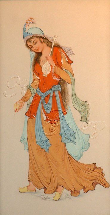 369x720 Pin By Ghazaleh Moghadam On Beautiful Miniatures - Iranian Miniature Painting