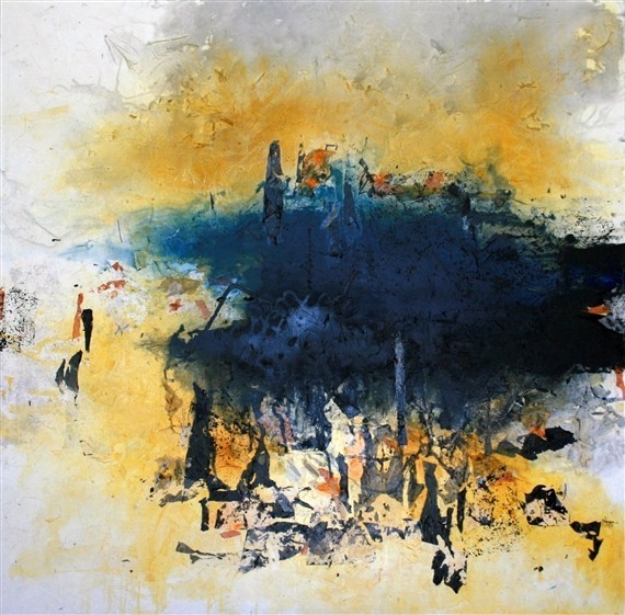 570x561 Iraqi Contemporary Art Influenced By War And Exile Huffpost - Iraq War Painting