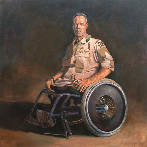 600x600 Meditation On War - Iraq War Painting
