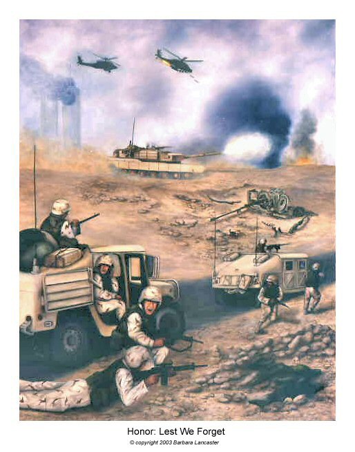 514x654 Military - Iraq War Painting