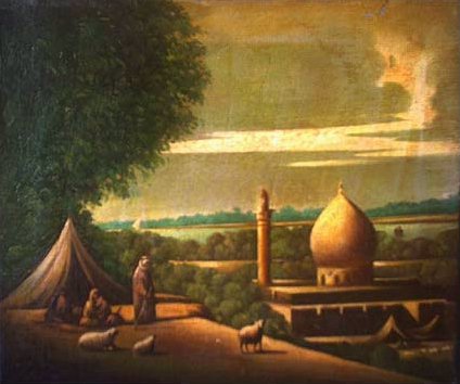 424x354 Iraqi Artists Suad Al Attar, Ala Bashir, Faeq Hassan Amp Abdul Qadir - Iraqi Painting