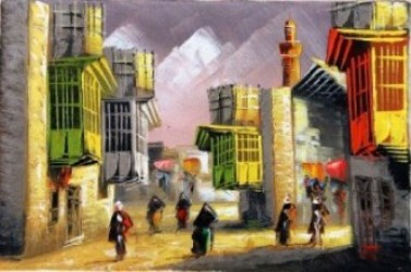 377x250 Oils - Iraqi Painting